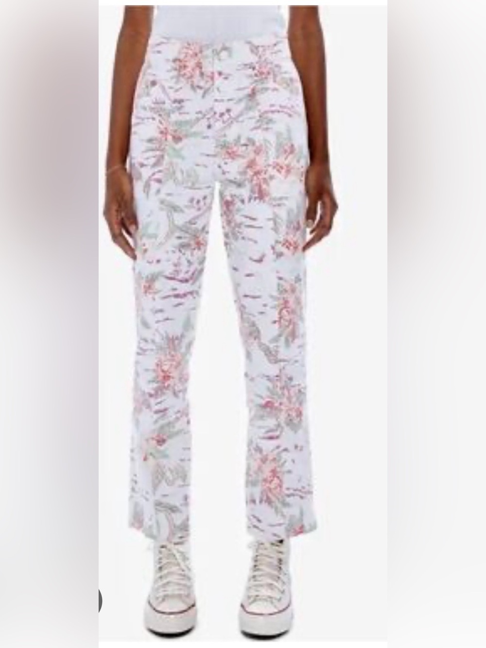 Mother Springy Ankle Aloha denim pant size 28